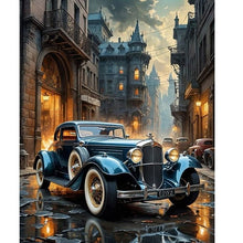 Load image into Gallery viewer, Diamond Painting - Full Round - Vintage Car In Street Scene (30*40CM)
