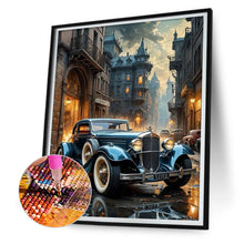 Load image into Gallery viewer, Diamond Painting - Full Round - Vintage Car In Street Scene (30*40CM)
