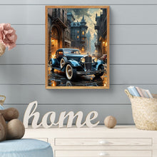 Load image into Gallery viewer, Diamond Painting - Full Round - Vintage Car In Street Scene (30*40CM)
