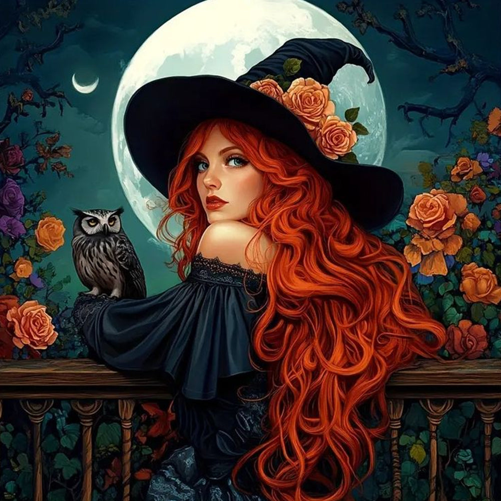 Diamond Painting - Full Round - Witch (40*40CM)