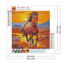 Load image into Gallery viewer, Diamond Painting - Full Round - Horse (30*30CM)
