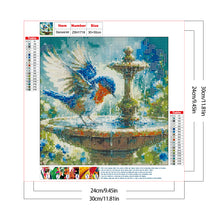 Load image into Gallery viewer, Diamond Painting - Full Round - Bluebird (30*30CM)
