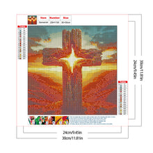 Load image into Gallery viewer, Diamond Painting - Full Round - Cross (30*30CM)
