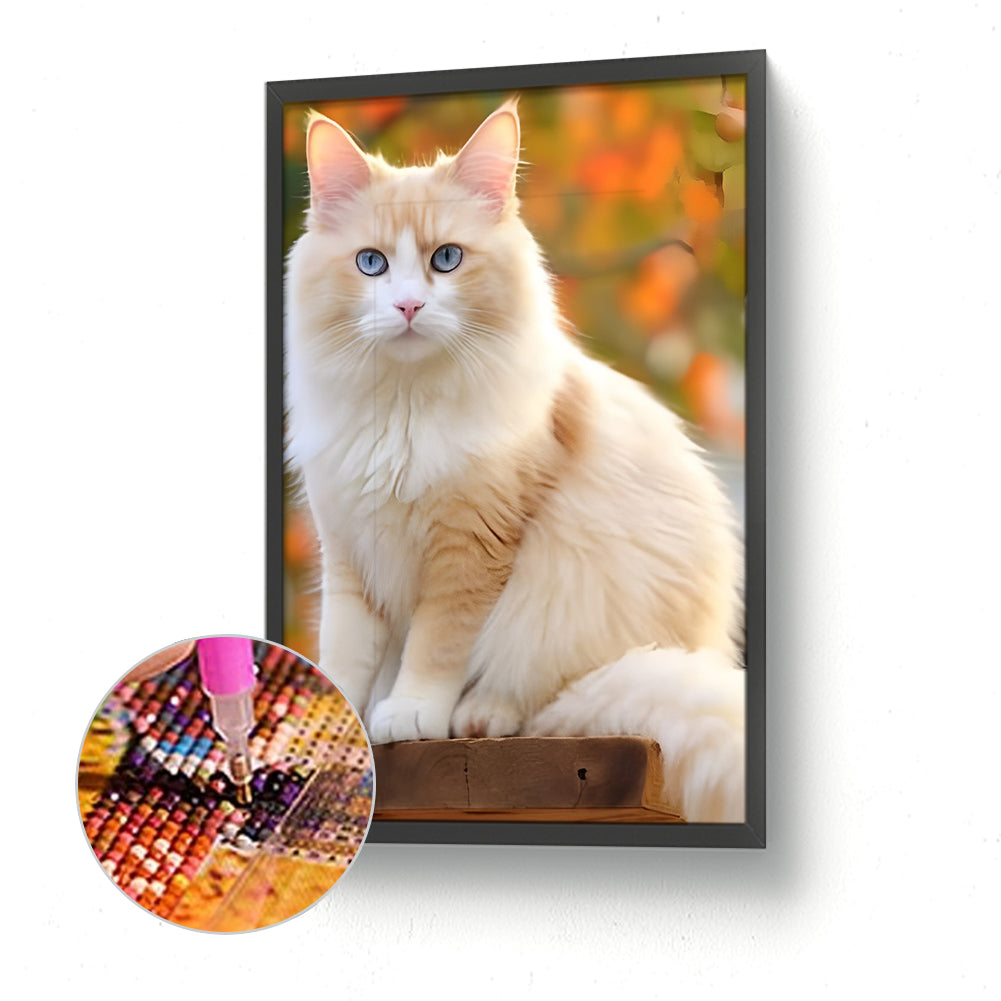 Diamond Painting - Full Round - Cat (30*45CM)