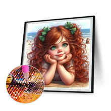 Load image into Gallery viewer, Diamond Painting - Full Round - Cute Girl (40*40CM)
