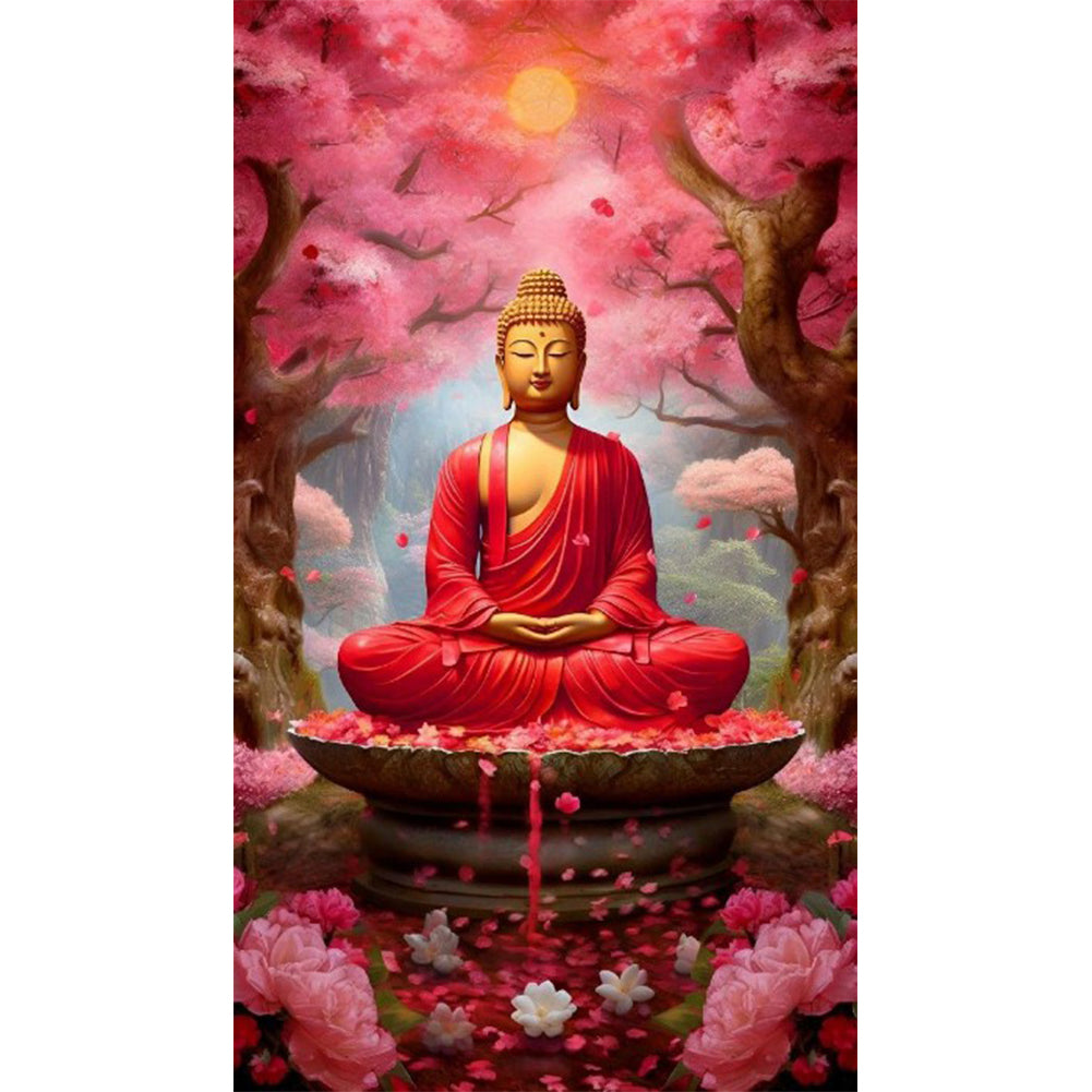 Diamond Painting - Full Round - Buddha Statue (40*70CM)