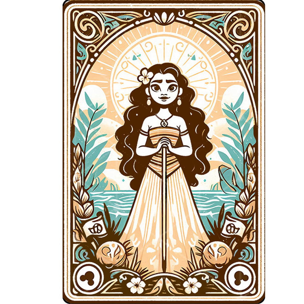 Diamond Painting - Full Round - Cartoon Tarot Card (40*60CM)