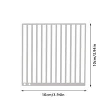 Load image into Gallery viewer, Stainless Steel Diamond Painting Ruler DIY Diamond Painting Tool (2 Rows Square)
