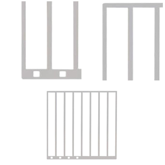 Stainless Steel Diamond Painting Ruler DIY Diamond Painting Tool (4 Rows Square)