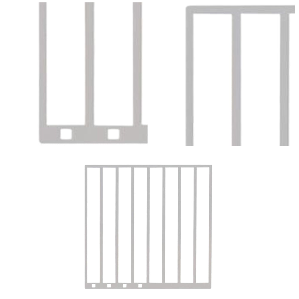 Stainless Steel Diamond Painting Ruler DIY Diamond Painting Tool (4 Rows Square)