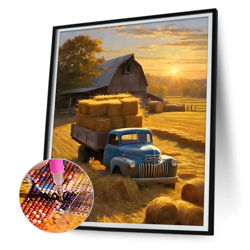 Diamond Painting - Full Round - Grass Truck (30*40CM)