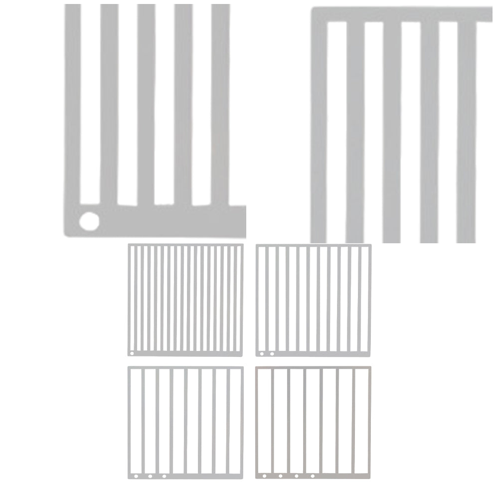 4Pcs DIY Diamond Art Guide Ruler Rhinestone Positioning Grid Ruler Gift (Round)