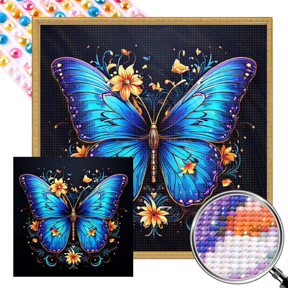 AB Diamond Painting - Full Round - Butterfly (40*40CM)