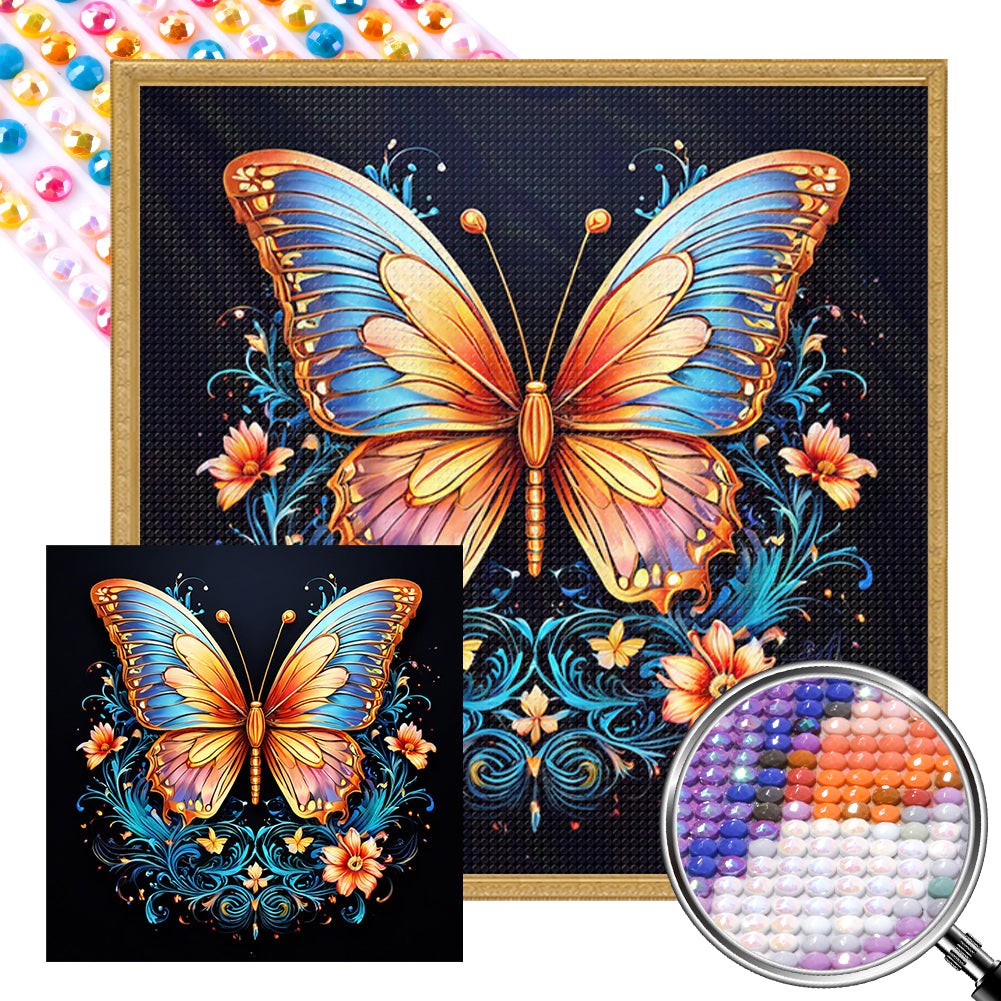 AB Diamond Painting - Full Round - Butterfly (40*40CM)