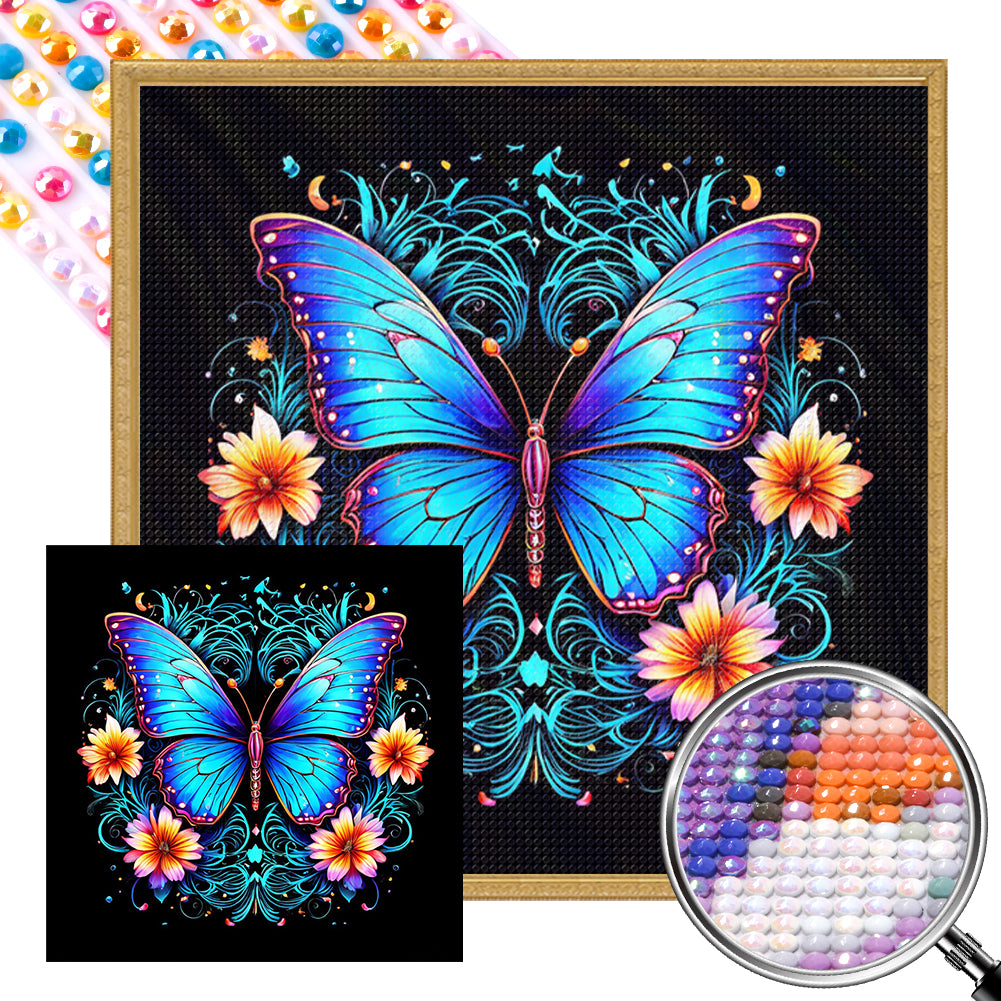 AB Diamond Painting - Full Round - Butterfly (40*40CM)