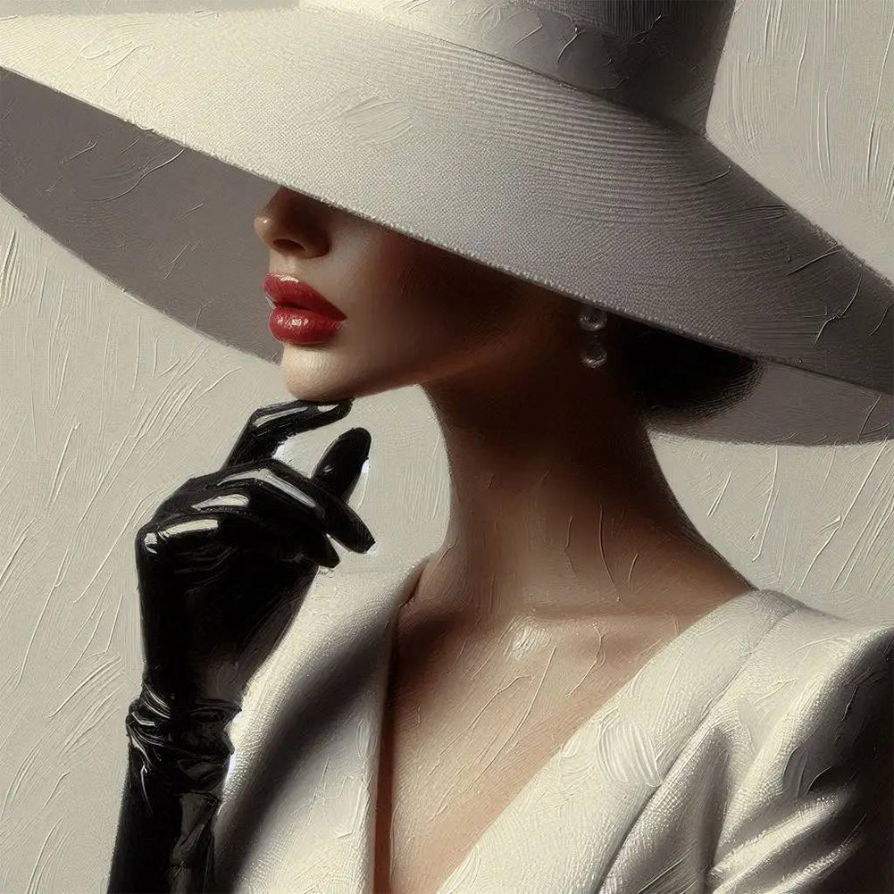 Diamond Painting - Full Round - Elegant Woman (30*30CM)