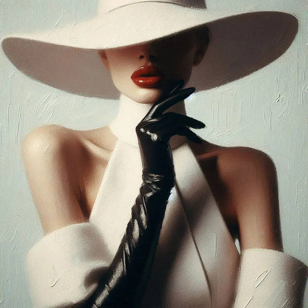 Diamond Painting - Full Round - Elegant Woman (30*30CM)