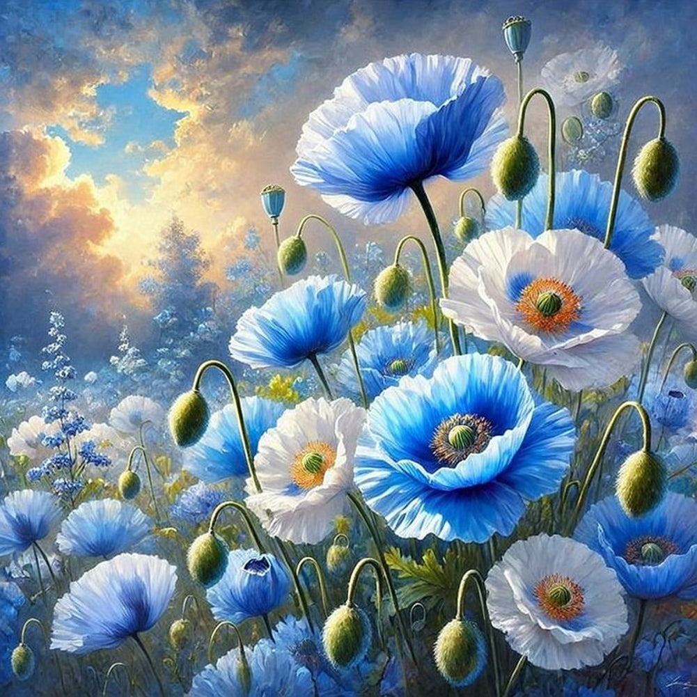 Diamond Painting - Full Round - Flower (30*30CM)