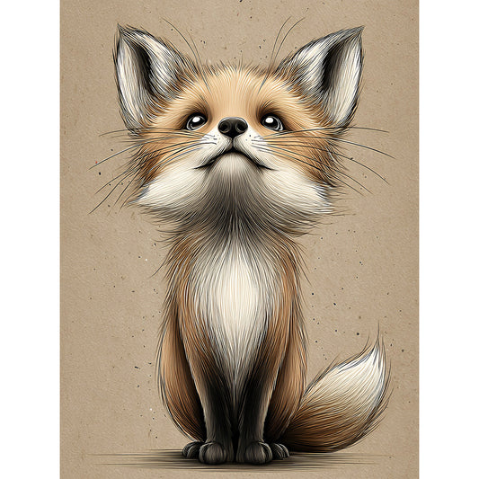 Diamond Painting - Full Round - Fox (30*40CM)
