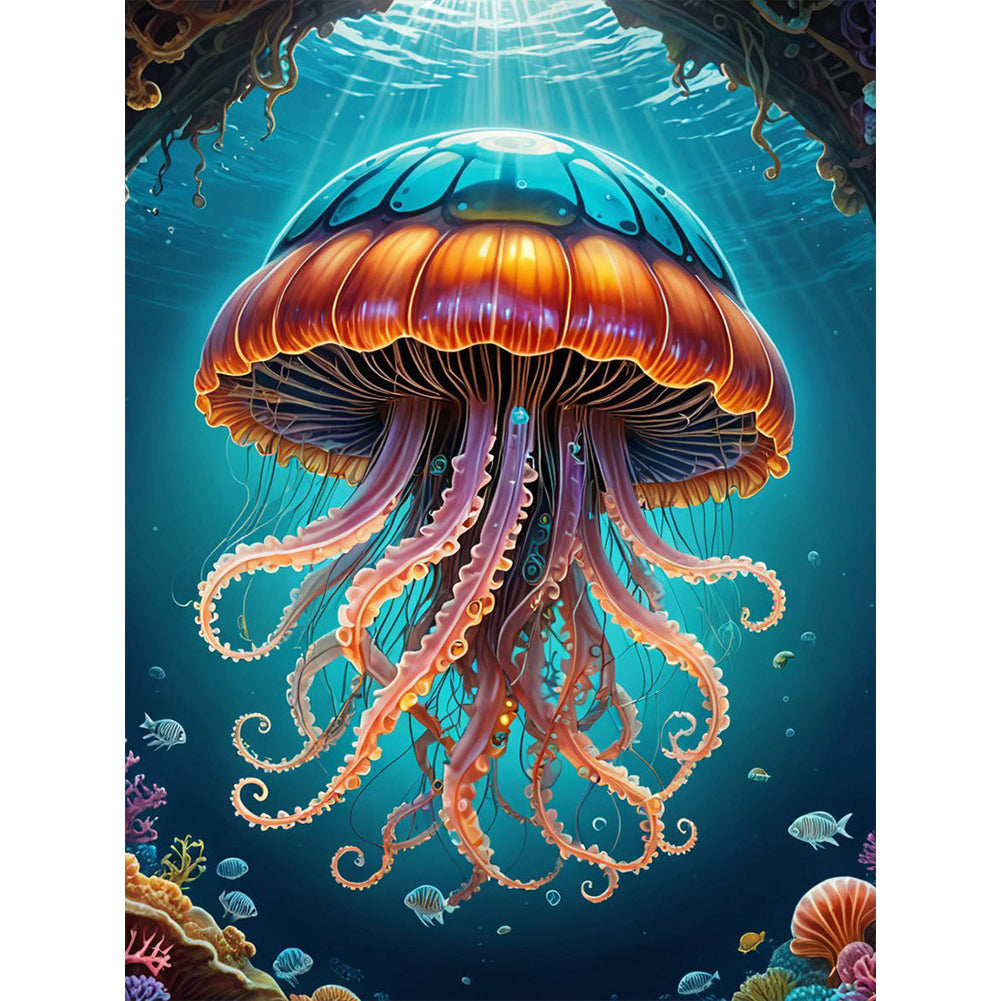 Diamond Painting - Full Round - Jellyfish (30*40CM)
