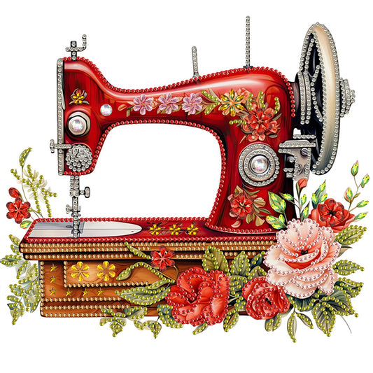 Diamond Painting - Partial Special Shaped - Sewing Machine (30*30CM)