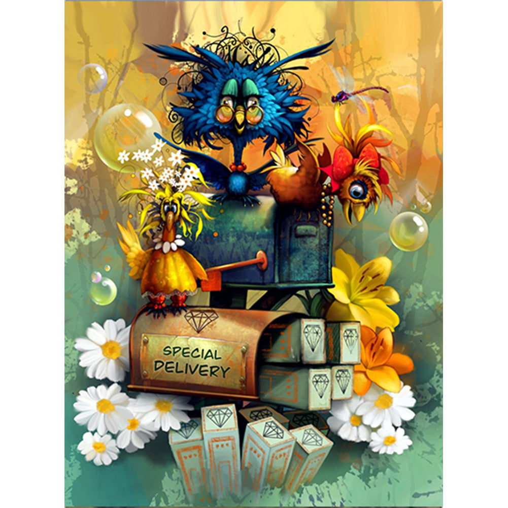 Diamond Painting - Full Round - Funny Bird (40*50CM)