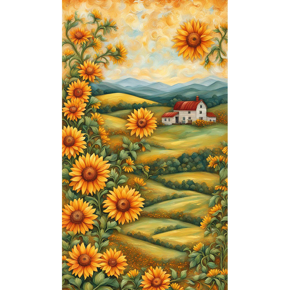 Diamond Painting - Full Round - Pastoral Scenery (40*70CM)