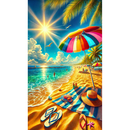 Diamond Painting - Full Round - Seaside Scenery (40*70CM)