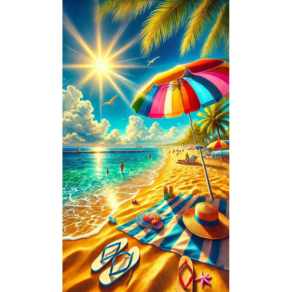 Diamond Painting - Full Round - Seaside Scenery (40*70CM)