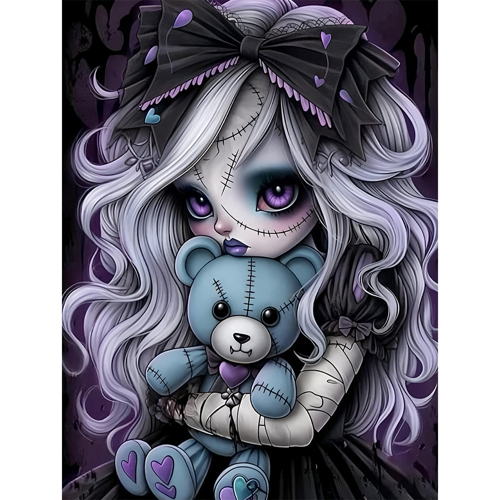 Diamond Painting - Full Round - Dark Girl (30*40CM)