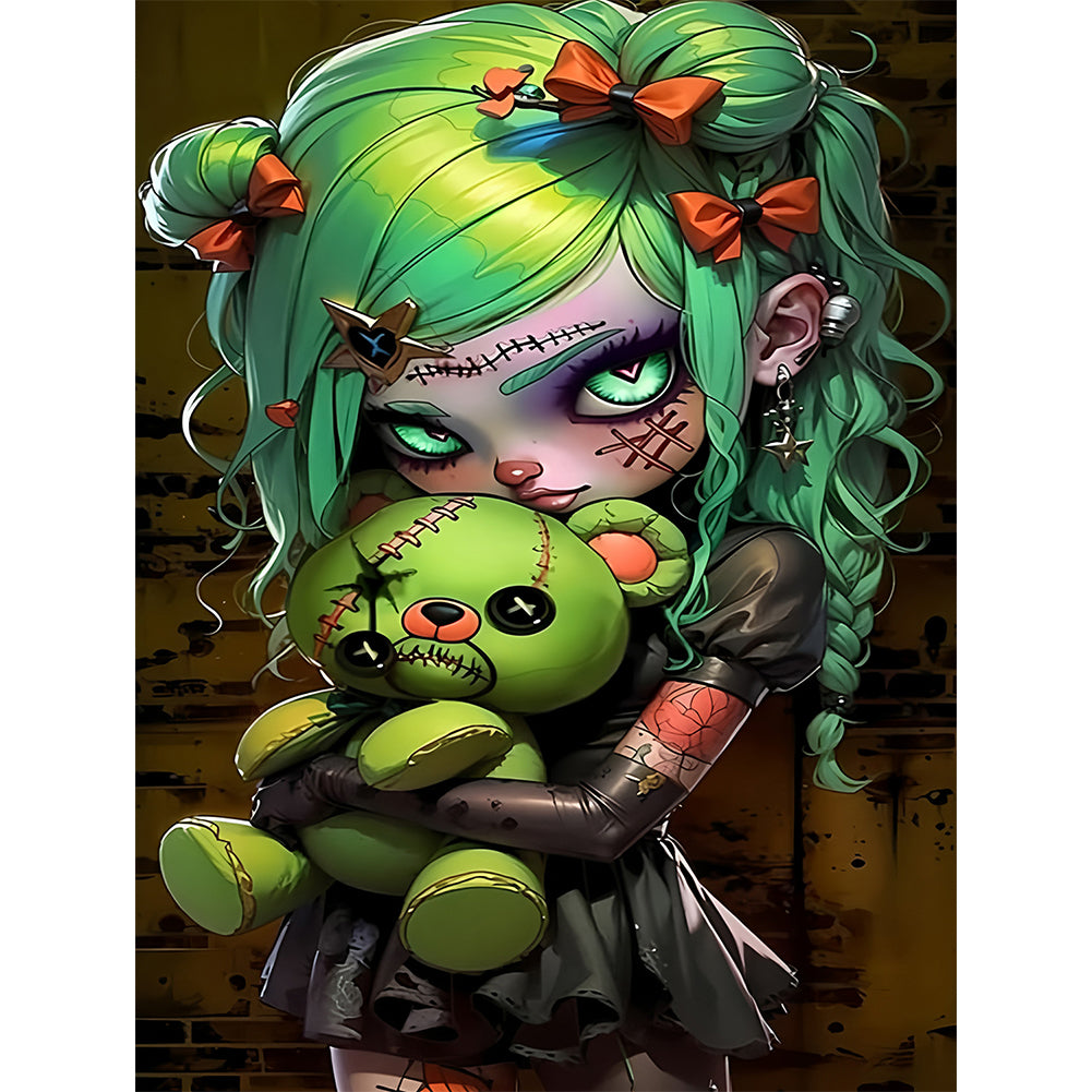 Diamond Painting - Full Round - Dark Girl (30*40CM)