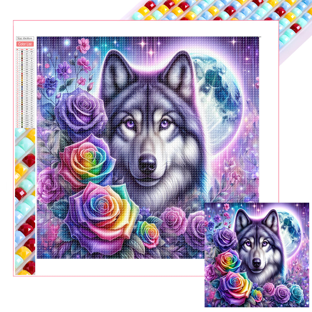 Diamond Painting - Full Square - Wolf (30*30CM)