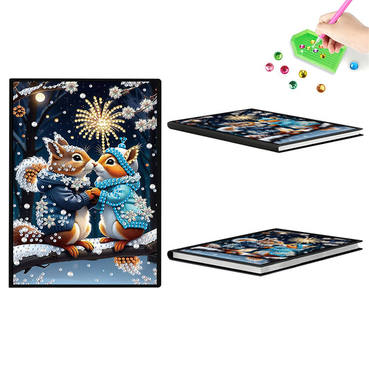 50-Page A5 Hamster Diamond Painting Notebook for Adult Holiday Birthday Gift