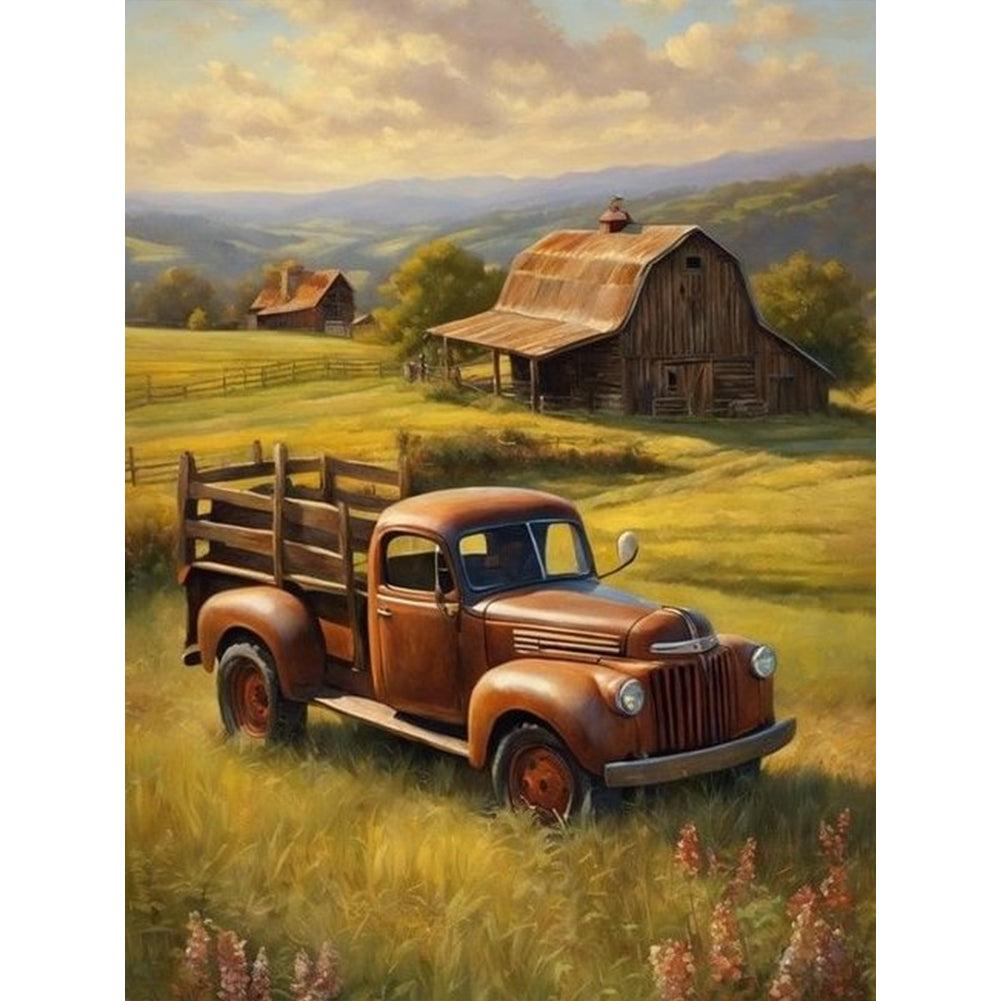 Diamond Painting - Full Round - Grass Truck (30*40CM)