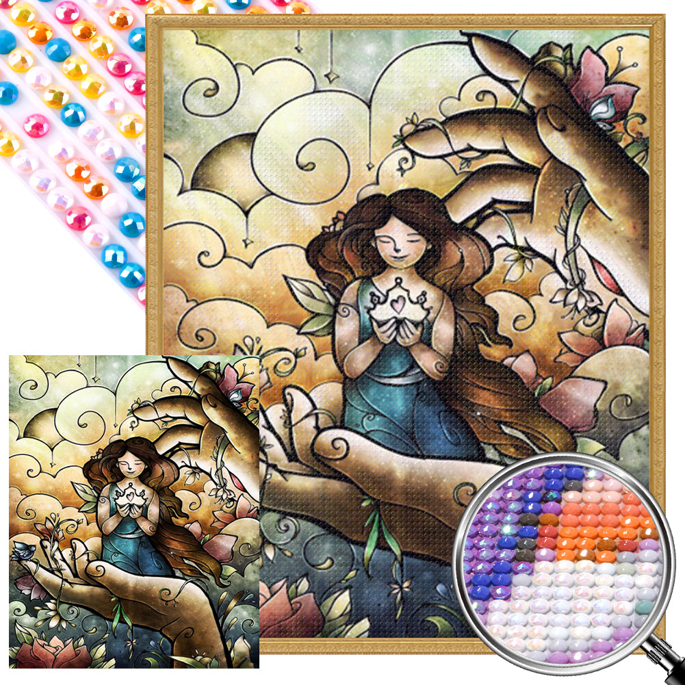 AB Diamond Painting - Full Round - Goddess (40*50CM)