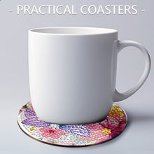 Load image into Gallery viewer, 8pcs Butterfly DIY Diamond Painting Coasters Kits with Holder Wooden Coaster
