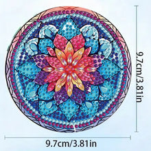Load image into Gallery viewer, 8pcs Pattern DIY Diamond Painting Coasters Kits with Holder Wooden Coaster Craft
