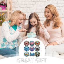 Load image into Gallery viewer, 8pcs Butterfly DIY Diamond Painting Coasters Kits with Holder Wooden Coaster
