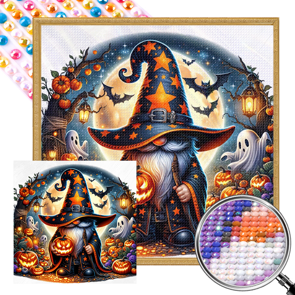 AB Diamond Painting - Full Round - Halloween Gnome (40*40CM)