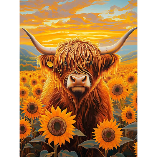 Diamond Painting - Full Round - Flower Yak (30*40CM)