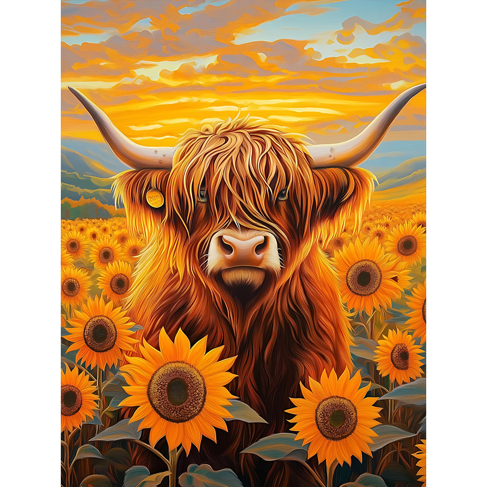 Diamond Painting - Full Round - Flower Yak (30*40CM)