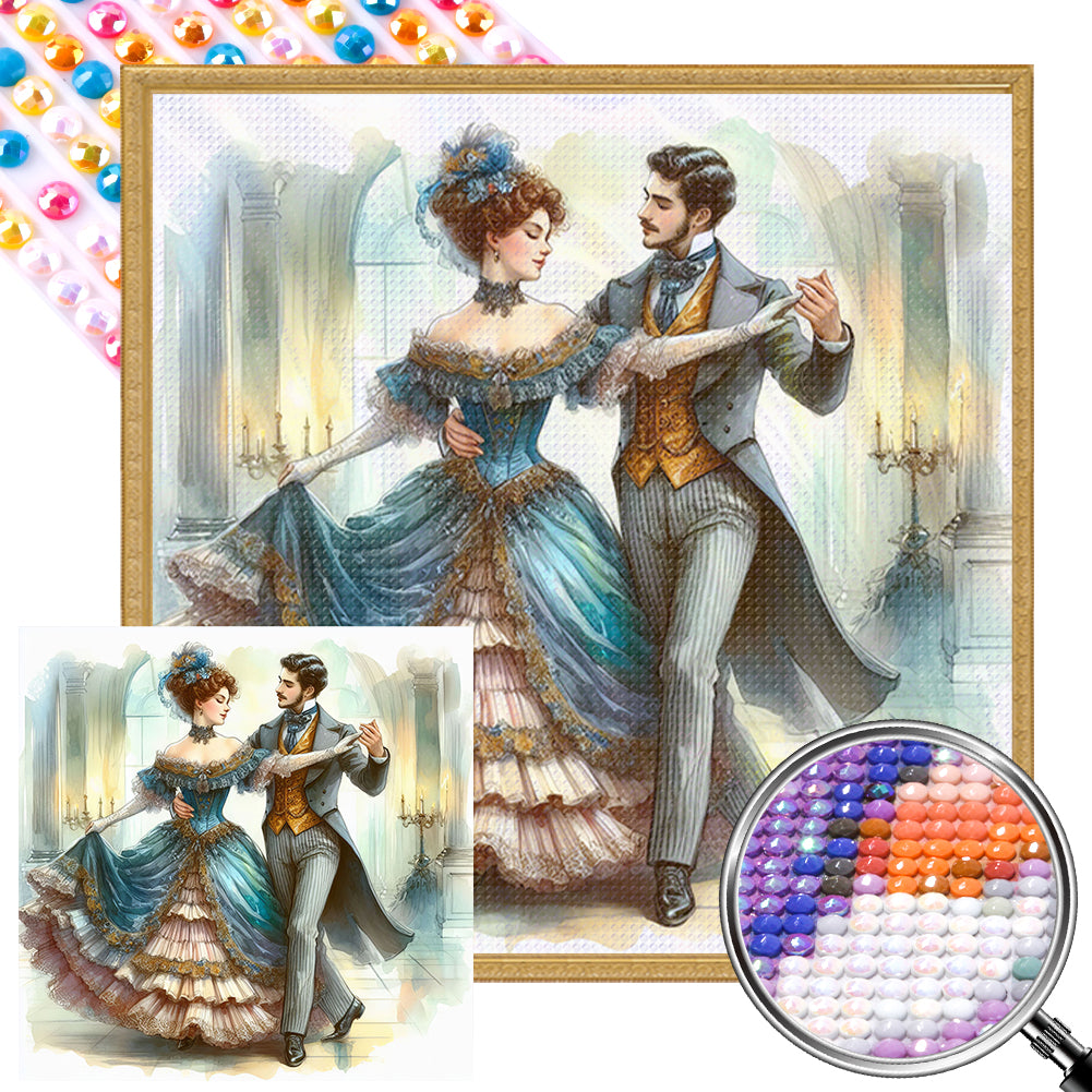 AB Diamond Painting - Full Round - European Nobles' Ball (40*40CM)