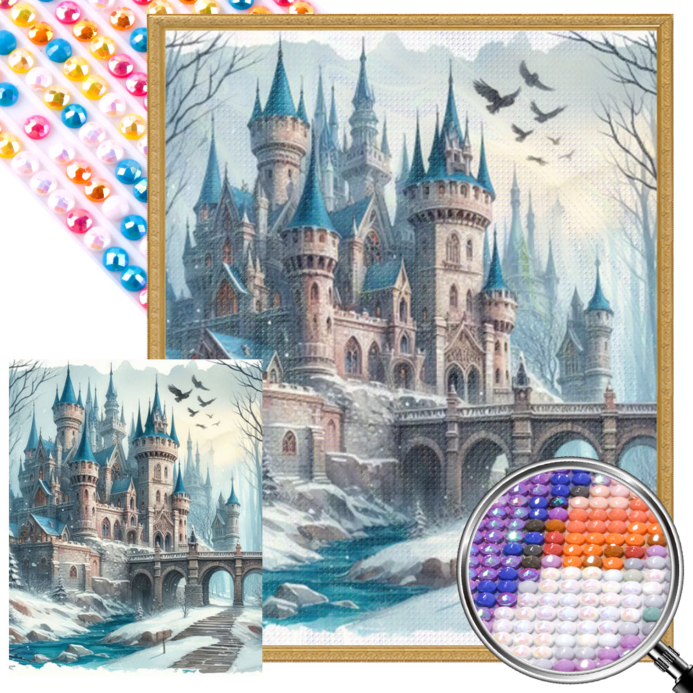 AB Diamond Painting - Full Round - Castle (40*50CM)