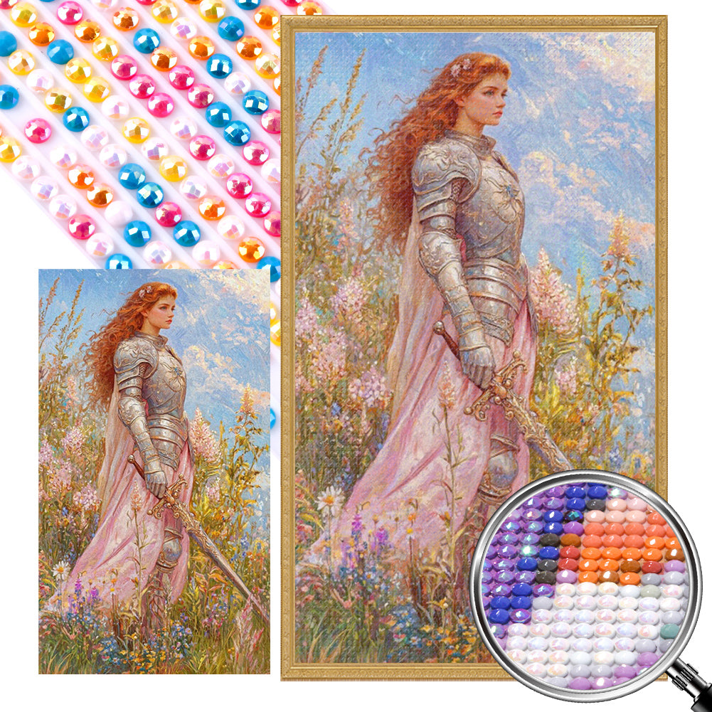 AB Diamond Painting - Full Round - Female Warriors (40*70CM)