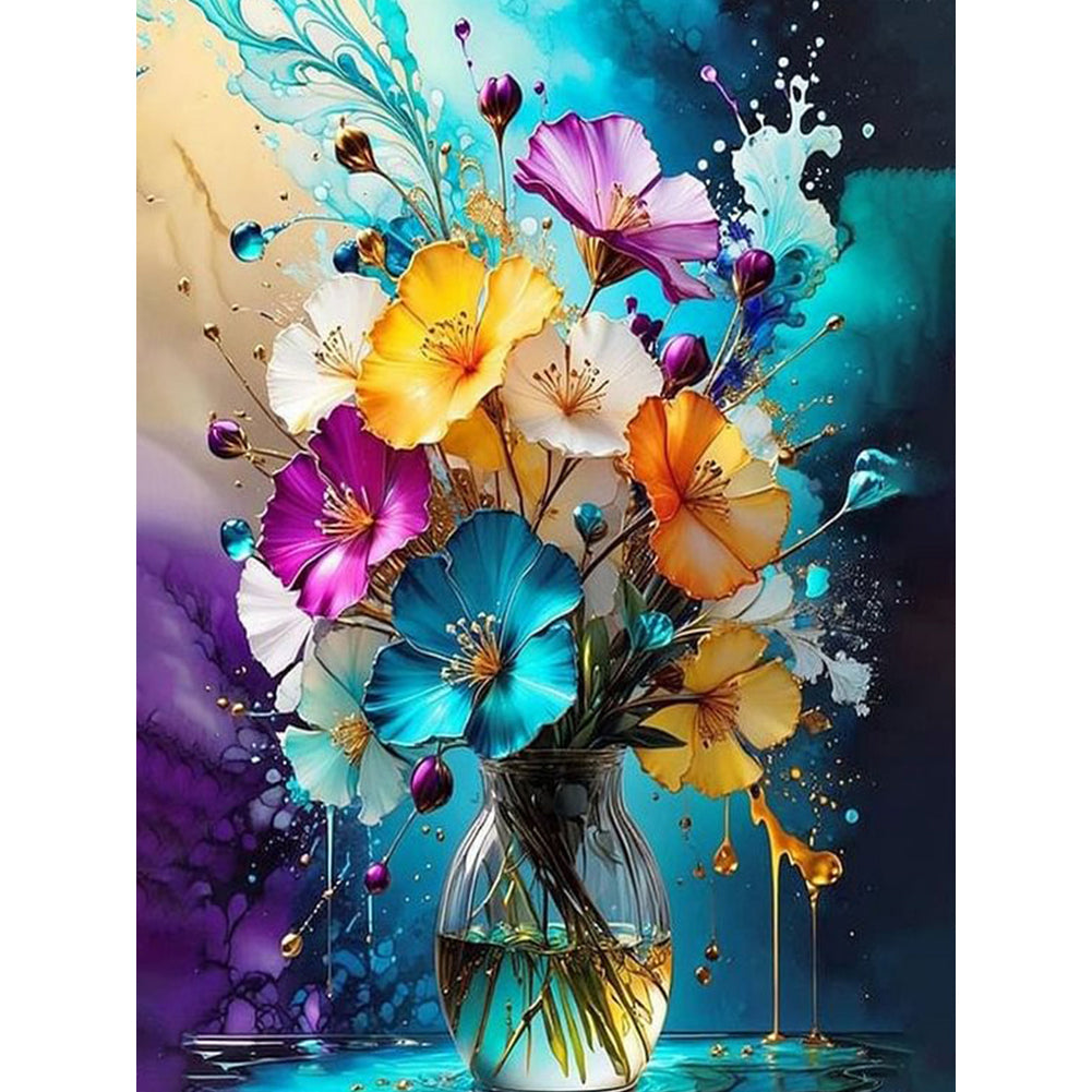 Diamond Painting - Full Round - Vase Bouquets (30*40CM)