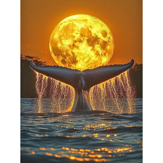 Diamond Painting - Full Round - Whale Tails (30*40CM)