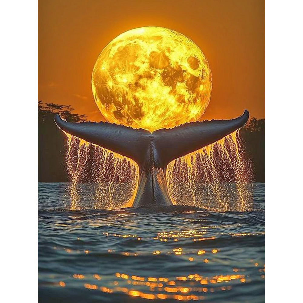 Diamond Painting - Full Round - Whale Tails (30*40CM)