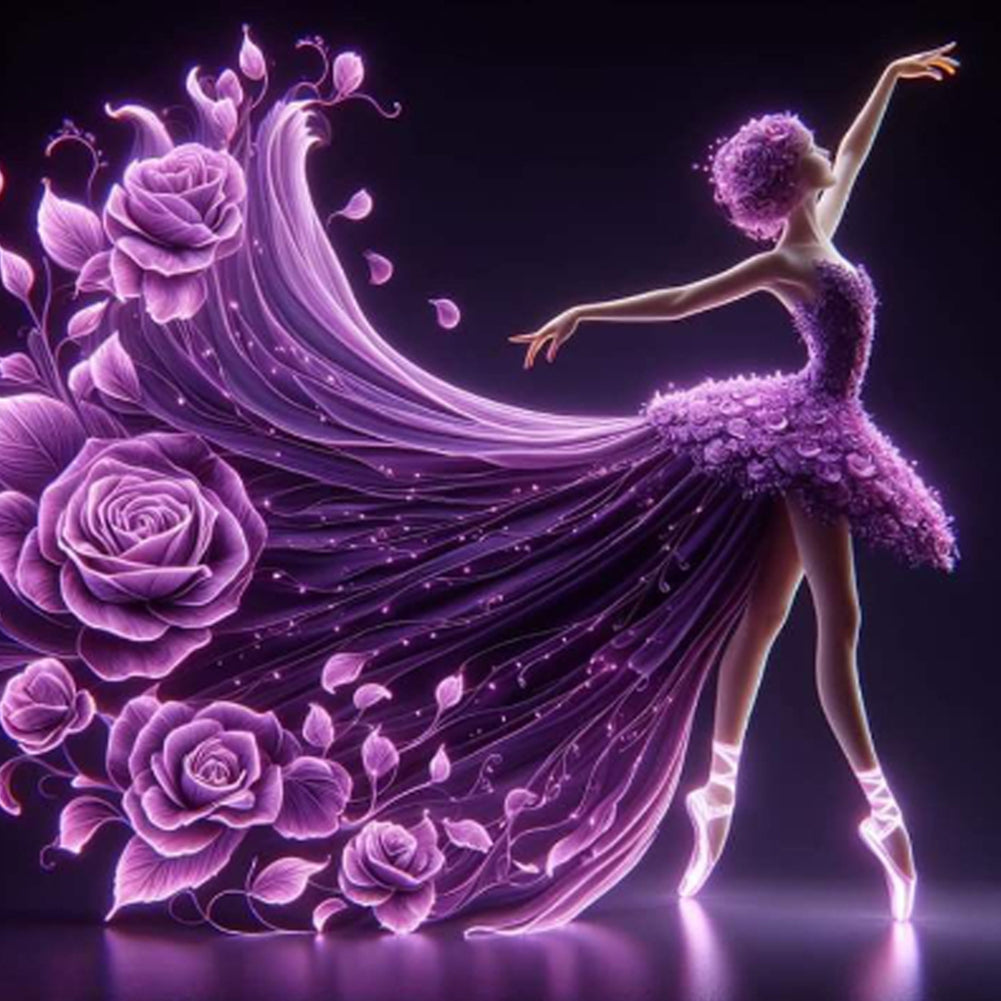 Diamond Painting - Full Round - Dancing Girls (40*40CM)