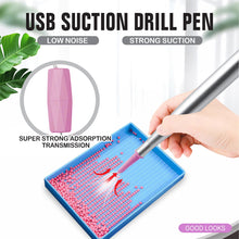 Load image into Gallery viewer, Electric Diamond Painting Pen USB Rhinestone Placement Tool DIY Art Tool (Pink)

