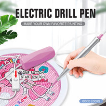 Load image into Gallery viewer, Electric Diamond Painting Pen USB Rhinestone Placement Tool DIY Art Tool (Pink)
